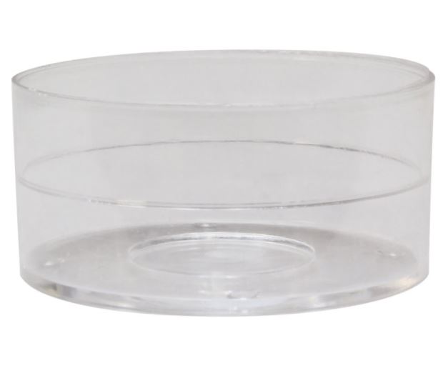 Clear Tealight Cups, 25 Pack by Mann Lake
